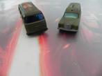 2 ambulance autootjes Mercedes Benz Binz en VW Dormobile, Ophalen of Verzenden, Gebruikt, Auto, Matchbox