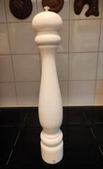 Zassenhaus Potsdam witte beukenhouten pepermolen, 41 cm, Ophalen of Verzenden, Zo goed als nieuw