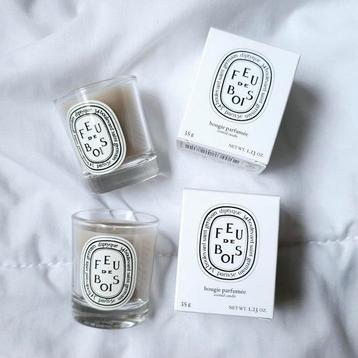 NU €13 ‼️ Diptyque Feu de Bois geurkaars kaars candle 35 g beschikbaar voor biedingen