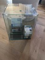 Dennerle Nano Cube 30 l incl pomp filter Oase - Aquarium, Ophalen, Zo goed als nieuw, Leeg aquarium