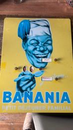 Metalen bord banana met kalender, Ophalen