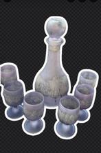 Fidenza MCM Frosted Glazen Decanteerset, Antiek en Kunst, Ophalen of Verzenden