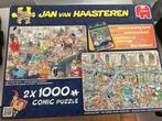 Jan van Haasteren 2x1000 Comic Puzzel Kerst/Oud&Nieuw, Hobby en Vrije tijd, Denksport en Puzzels, Ophalen, 500 t/m 1500 stukjes