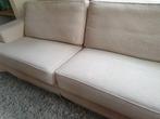 Ruime 3/4 zits design bank  Paul Hofstede. Kleur beige l, Huis en Inrichting, Banken | Bankstellen, Ophalen, Gebruikt, 75 tot 100 cm