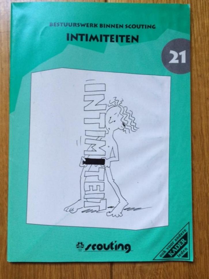 Scouting 3x Serie Bestuurswerk Intimiteiten , PR, Verzamelen, Scouting, Zo goed als nieuw, Boek of Tijdschrift, Ophalen of Verzenden