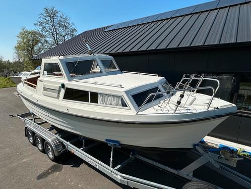 Sandvik 25 Polyester Spitsgatter Vetus 473 uur, Watersport en Boten, Motorboten en Motorjachten, Gebruikt, Polyester, 6 tot 9 meter