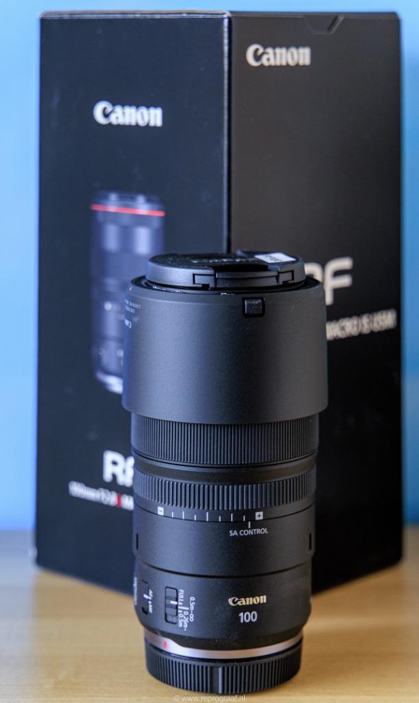Canon RF 100mm 2.8 Makro IS USM, Audio, Tv en Foto, Fotografie | Lenzen en Objectieven, Zo goed als nieuw, Telelens, Ophalen