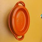 Doufeu-pan van Cousances/le Creuset goede staat 3 liter, Huis en Inrichting, Keuken | Potten en Pannen, Gebruikt, Gietijzer, Ophalen of Verzenden