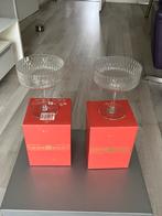 2 nespresso festive glazen, Glas of Glazen, Nieuw, Ophalen of Verzenden, Glas