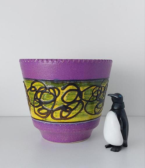Vintage West Germany bloempot, Antiek en Kunst, Antiek | Keramiek en Aardewerk, Ophalen of Verzenden
