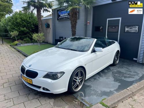 BMW 6-serie Cabrio 650i S Young Timer, Auto's, BMW, Bedrijf, Te koop, 6-Serie, ABS, Airbags, Airconditioning, Alarm, Boordcomputer