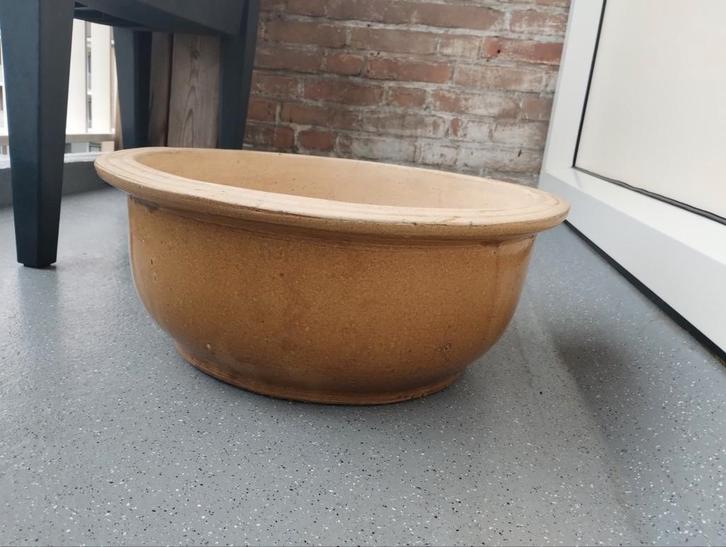 Oude grote aardewerken bonsaischaal of planten schaal, Antiek en Kunst, Antiek | Keramiek en Aardewerk, Ophalen