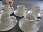 5 Midwinter Stonehenge Plain White Kop en Schotels, Huis en Inrichting, Keuken | Servies, Verzenden, Keramiek, Zo goed als nieuw
