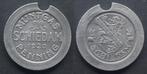 Schiedam Gasmunt Aluminium, Postzegels en Munten, Verzenden, Overige materialen, Nederland