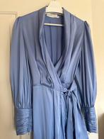 Zimmermann Silk wrap dress Maat S, Kleding | Dames, Blauw, Ophalen of Verzenden, Zo goed als nieuw, Knielengte