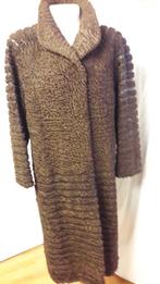 Vintage Astrakan Jas , bontjas , maat 38-40, Kleding | Dames, Jassen | Winter, Maat 38/40 (M), Bruin, Ophalen of Verzenden, Astrakan Bontjas