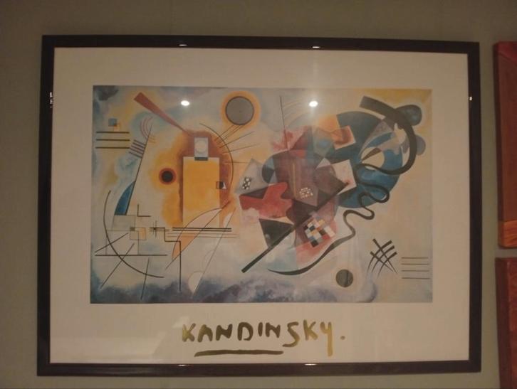 Litho van Wassily Kandinsky, Antiek en Kunst, Kunst | Litho's en Zeefdrukken, Ophalen of Verzenden