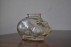 Vintage Spaarpot Varken Depression Glas 1950-195, Verzamelen, Spaarpotten, Ophalen of Verzenden, Gebruikt, Overige materialen
