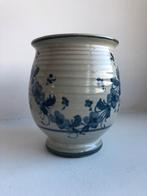 Handbeschilderde beker bloemen Keramiek, Ophalen of Verzenden