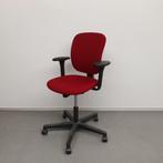Partij Ahrend 262 bureaustoelen met rode stoffering, Ophalen of Verzenden, Gebruikt, Zwart