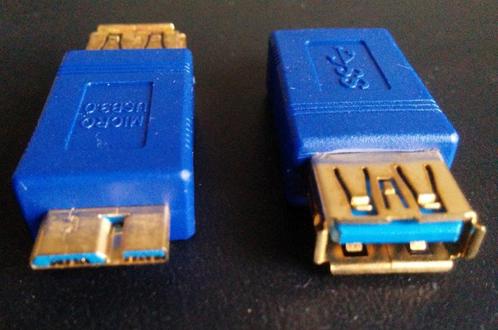 USB 3.0 adapter USB A female - USB micro male NIEUW, Computers en Software, Pc- en Netwerkkabels, Nieuw, Ophalen of Verzenden