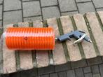 Spiraalslang compressor met spuit pistool, 10 bar of meer, Nieuw, Ophalen of Verzenden, Minder dan 200 liter/min