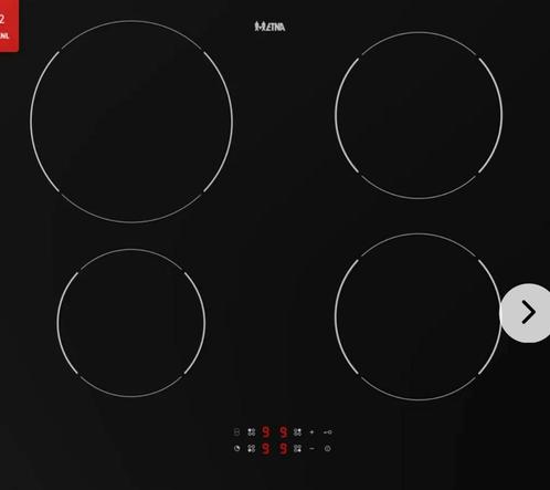 NIEUW ETNA kl2160ZT inductiekookplaat (5,6x56x49 cm), Witgoed en Apparatuur, Kookplaten, Nieuw, Inbouw, Inductie, 4 kookzones