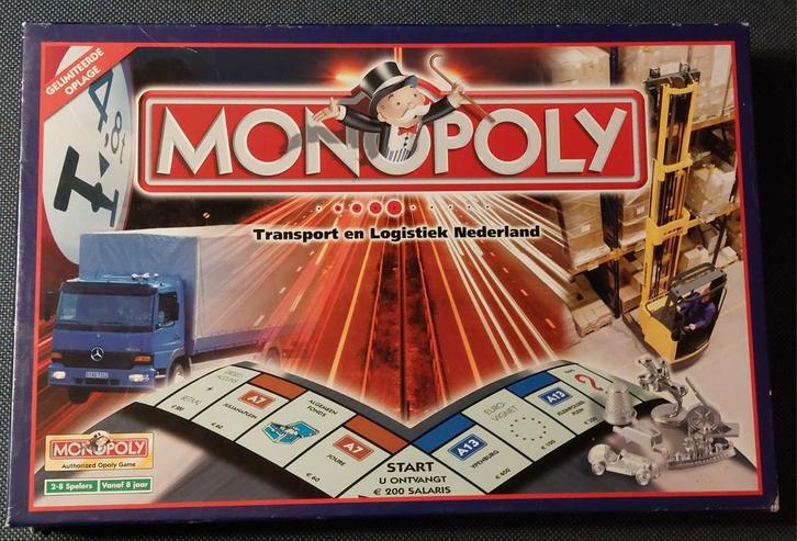 Monopoly gelimiteerde oplage TLN Transport Logistiek NL 2006, Hobby en Vrije tijd, Gezelschapsspellen | Bordspellen, Zo goed als nieuw