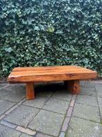 Brutalistische Wabi-Sabi massief eiken salontafel, Ophalen