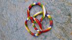 Vintage kunstof armband pop art Brazilië, Antiek en Kunst, Antiek | Kleding en Accessoires, Ophalen of Verzenden