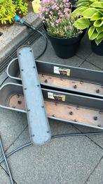 2 balkonbakken 100 cm elho corsica, Tuin en Terras, Bloembakken en Plantenbakken, Ophalen of Verzenden, Zo goed als nieuw, Kunststof