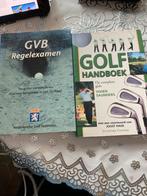Golfboeken: GVB Regelexamen & Golf Handboek, Ophalen of Verzenden, Gelezen, Balsport