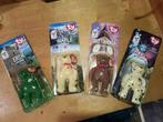 set van vier Ty Beanie Babies vintage verzamel set., Ophalen of Verzenden, Zo goed als nieuw, Stoffen beer, Overige merken