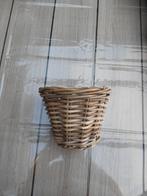 Rietenmandje 20 cm, Ophalen, Steen of Klei, Zwart, Zo goed als nieuw