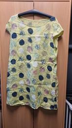 Zgan jurk maat 46 lengte 95 cm kleur als foto 3, Kleding | Dames, Geel, Maat 46/48 (XL) of groter, Ophalen of Verzenden, Zo goed als nieuw