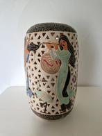 Vintage dona art export vaas tafellamp vietnam keramiek tafe, Ophalen of Verzenden