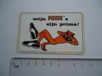 sticker oud Puma voetbal cruijff cor du buy baarn cruyff, Verzamelen, Verzenden, Zo goed als nieuw, Bedrijf of Vereniging