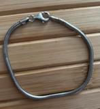 Tedora Armband 20 cm, Sieraden, Tassen en Uiterlijk, Armbanden, Ophalen of Verzenden, Zo goed als nieuw, Zilver, Zilver