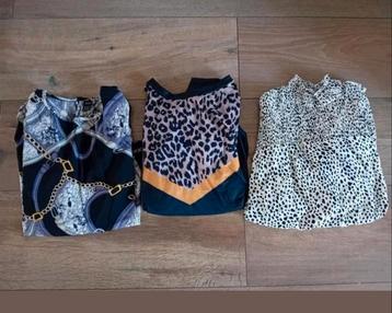2 nieuwe blousen, blouse en shirt lange mouw m/l beschikbaar voor biedingen