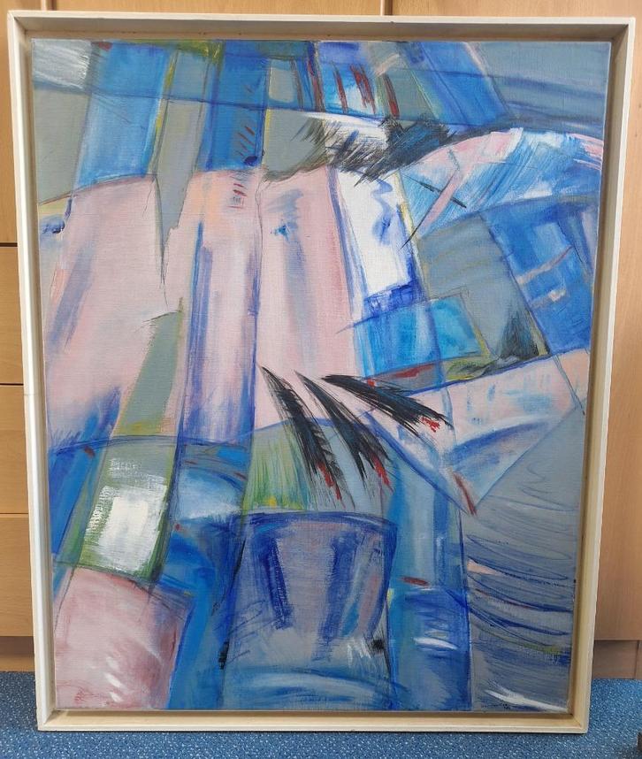 Abstract schilderij van Josette Maria Werdmüller von Elgg, Antiek en Kunst, Kunst | Schilderijen | Abstract, Ophalen