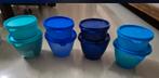 TUPPERWARE Koelkastkommen 380 ml & Dessert Quattro 200 ml, Ophalen of Verzenden, Nieuw, Blauw, Overige typen