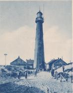 645D Scheveningen Vuurtoren cyanotypie, Ophalen of Verzenden, Voor 1920, Ongelopen, Zuid-Holland
