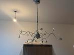 Moderne Hanglamp met Glazen Details 2 stuks, Ophalen, Zo goed als nieuw, Metaal, 50 tot 75 cm