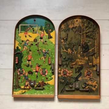 Vintage houten knikkerspellen ps €25 beschikbaar voor biedingen