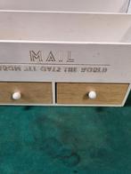 posthouder van hout met 2 lade, Diversen, Bureau-accessoires, Ophalen of Verzenden