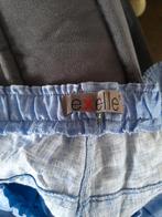 Mooie linnen zomerbroek exelle mt 4/56 elastische taille, Ophalen of Verzenden, Zo goed als nieuw, Broek of Spijkerbroek