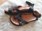 Manfield, leer, sandalen, Zwart, Manfield, Gedragen, Sandalen of Muiltjes