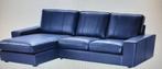 Bankstel Ikea Kivik 2-zits met Chaise longue, Ophalen, Gebruikt, Driepersoons, Leer