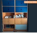 IKEA Effektiv kast beuken/blauw, Ophalen, 200 cm of meer, 50 tot 100 cm, 25 tot 50 cm