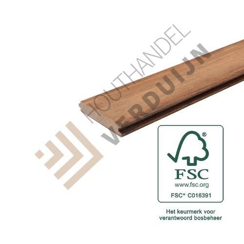FSC 100% Angelim Vermelho - Damwand 30 x 185 x 5000 mm, Tuin en Terras, Palen, Balken en Planken, Nieuw, Planken, 250 cm of meer